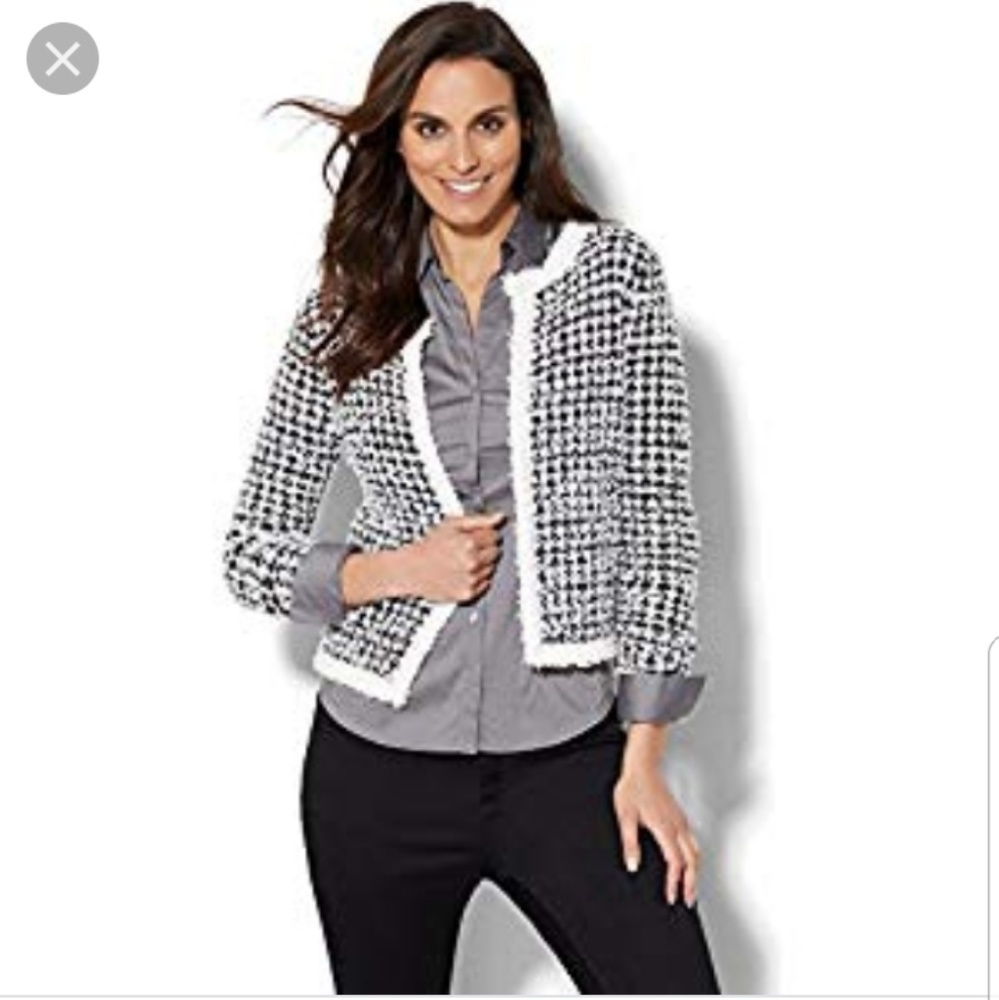 Tweed Sweater Jacket